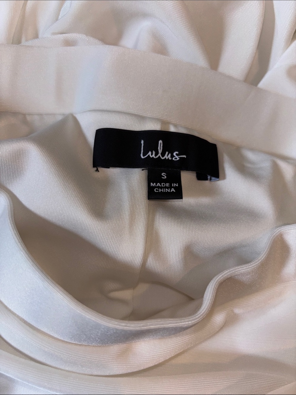 Lulu's White Ruched Two-Piece Mini Dress - Picture 3 of 3